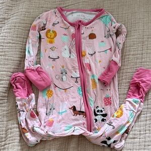 Little sleepies birthday zippy